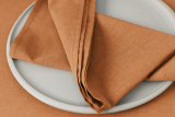 Arezzo 37 x 37 cm Servietten terracotta
